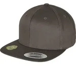 Flexfit Organic Cotton Snapback Cap, dark grey