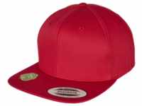 Flexfit Organic Cotton Snapback Cap, red