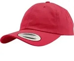Flexfit Low Profile Cotton Twill Cap, cranberry
