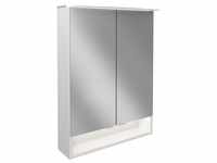 LED-Spiegelschrank "B.Style" Weiß 60 cm breit 2 Türen von FACKELMANN