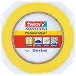 tesa Pr&auml;zisionskrepp Plus 4334 &ndash; 50 Meter, Gelb - 30mm 04334-00002-00