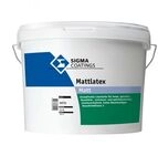 SIGMA Mattlatex Wandfarbe &ndash; 12,5 Liter - 12,5 Liter Weiss 182411