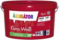 Alligator Euro Wei&szlig; LEF/LKF Wandfarbe - 12,5 Liter Weiss Weiss 806080