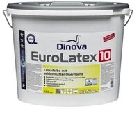 Dinova Eurolatex 10 Wandfarbe strapazierf&auml;hig - 12,5 Liter Weiss