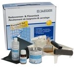 Jaeger 887 Badewannen- / Fliesenlack Komplett-Set &ndash; f&uuml;r 2,8 qm - Alpinweiss