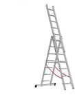 Euroline Alu-Mehrzweckleiter 3-teilig Nr. 207 - 3 x 11 2076111