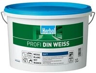 Herbol Profi DIN Weiss Wandfarbe &ndash; 12,5 Liter - Altweiss 5203858