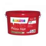 Alligator Ph&ouml;nix Matt LEF Wandfarbe - 12,5 Liter Wei&szlig; 879105