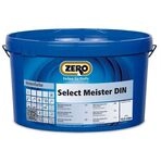Zero Select Meister DIN Wandfarbe &ndash; 12,5 Liter - Weiss 587609010