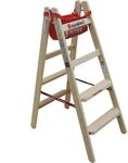 Euroline Holz-Stufenstehleiter Nr. 10577 - 2 x 5 1057705