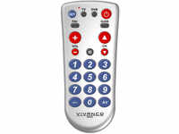 Vivanco 2in1 TV/DVB Universal Fernbedienung mit extra großen Tasten 34873