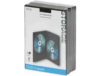 Vivanco DVD DOUBLE Case, 5er Pack 31718