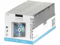 Vivanco CD/DVD Slim Case, 50er Pack 31701