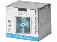 Vivanco CD/DVD Slim Case, 25er Pack 31698