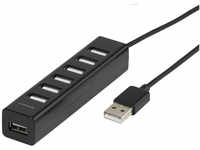 Vivanco High Speed USB 2.0 HUB, 7-port aktiv, inkl. Netzteil 36661