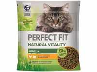 Perfect Fit Natural Vitality Adult 1+ Katzenfutter, Lachs & Weissfisch 650g