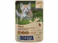 Bozita Pouch Häppchen in Soße für Kitten, Hühnchen 12x85g