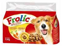 Frolic Complete Hauptmahlzeit Hundefutter, 7,5 kg (5x1,5kg) mit Geflügel