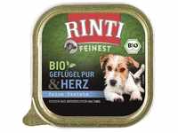Rinti Bio Hundefutter Nassfutter, Geflügelherzen, 11x150g
