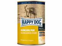 Happy Dog Nassfutter Känguru Pur, 6 x 400g