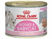Royal Canin MOTHER & BABYCAT Mousse für tragende Katzen und Kitten, 12 x 195g