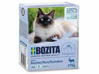 Bozita Häppchen in Sauce im Tetra Recart Katzenfutter, 6x370g, Rentier