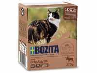 Bozita Katzenfutter Tetra Recart Häppchen in Gelee, Hühnchenleber 6x370g