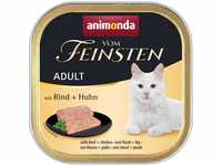 Animonda vom Feinsten Adult Katzenfutter, Rind & Huhn 32x100g
