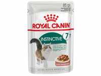 Royal Canin Instinctive 7+ Nassfutter in Soße für ältere Katzen, 12 x 85g in Soße
