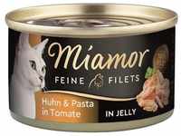 Miamor Feine Filets Dosen Katzenfutter, Huhn & Pasta 24x100g