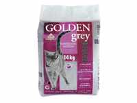 Pet-Earth Golden Grey Master mit Babypuderduft Katzenstreu, 14 kg