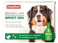 beaphar Zeckenschutz und Flohschutz SPOT-ON für Hunde, 3 x 2 ml, große Hunde