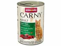 Animonda Carny Adult Katzenfutter, Rind Reh & Preiselbeeren 6x400g