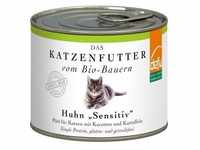 defu Katzenfutter Huhn Sensitive Pâté, 12 x 200 g