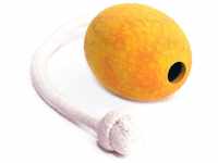 Wolters Straußen-Ei am Seil Hundespielzeug, 80 x 60mm mango