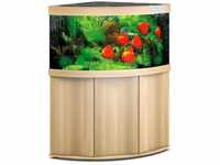 Juwel JUWEL Trigon 350 LED Eck-Aquarium mit Unterschrank, 350 Liter, helles Holz