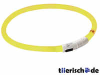 Kerbl LED-Halsband Maxi Safe, gelb, max 55cm Halsumfang