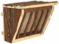 Trixie Heuraufe zum Einhängen aus Holz, 20 × 15 × 17 cm
