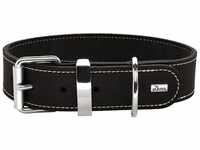 Hunter Halsband Aalborg Special Leder, 30: 20-24cm, Breite 20mm, schwarz