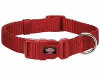 TRIXIE Premium Hundehalsband aus Nylon, S: 25–40 cm/15 mm, rot