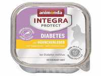 Animonda Integra Protect Diabetes Katzenfutter Schälchen, Rind 16x100g