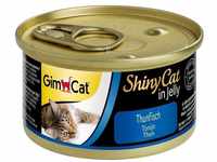 GimCat ShinyCat Katzenfutter, Thunfisch 24x70g