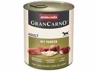 Animonda GranCarno Hundefutter für ausgewachsene Hunde, Pansen, 6x800 g
