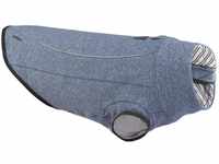 Ruffwear Hemp Hound Hundepullover mit Reißverschluss, S, 56 - 69 cm, Slate Blue