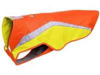 Ruffwear Lumenglow High-Vis Regenmantel Reflex, L: Brust 81-91 cm, Blaze Orange