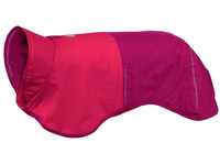 Ruffwear Hunde Regenmantel Sun Shower, S: Brust 56-69 cm, Hibiscus Pink