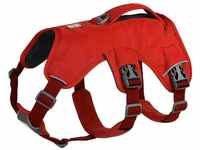 Ruffwear Web Master Hundegeschirr mit Griff, L/XL, Brustumfang 81-107 cm, Red Sumac