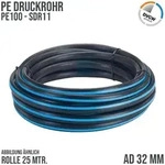 32 x 3,0 mm PE PP Rohr HD Druckrohr Trink Brauch Wasser PE 100 DVGW SDR 11 PN 12...
