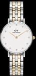 Daniel Wellington DW Uhr Petite Lumine 5-link two-tone 28mm Silver