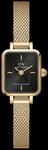 Daniel Wellington DW Uhr Quadro Mini Evergold Onyx 15.4x18.2mm Gold